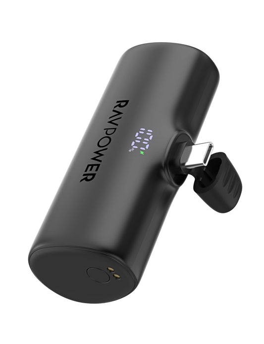 Mini Power Bank 5,000 mAh, USB-C PD 20W Fast Charging, Ultra-Compact