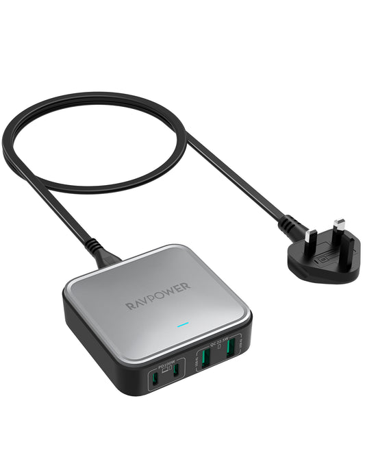 Desktop 100W 4 ports with C-C 100W cable