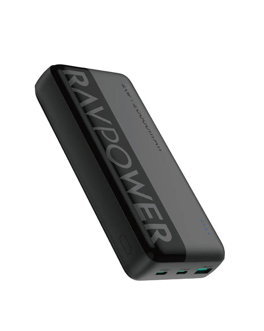 20,000mAh Power Bank – 22.5W SCP & 20W PD Fast Charging, USB-C Two-Way, Triple Port Output