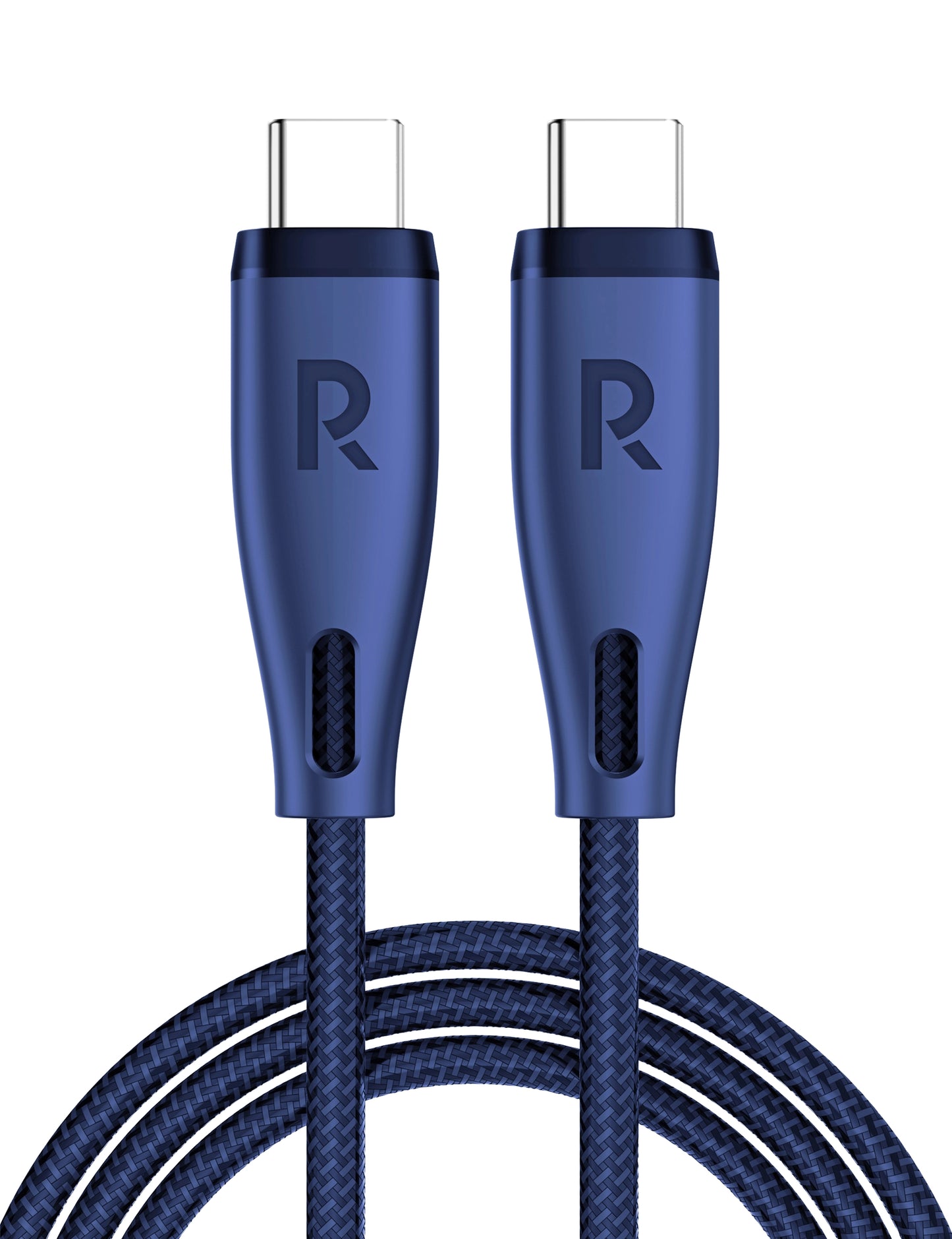 USB-C to USB-C Charging Cable – 60W Fast Charging, 1.2M Ultra-Durable Nylon Braided Cable with CNC Metal Connectors