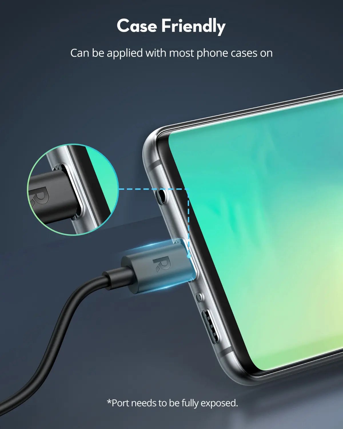 USB-C to USB-C Charging Cable – 60W Fast Charging, 2M Extra-Long Durable TPE Cable for iPhone 16 Series, iPad Pro, Galaxy S24, Pixel 8 & More