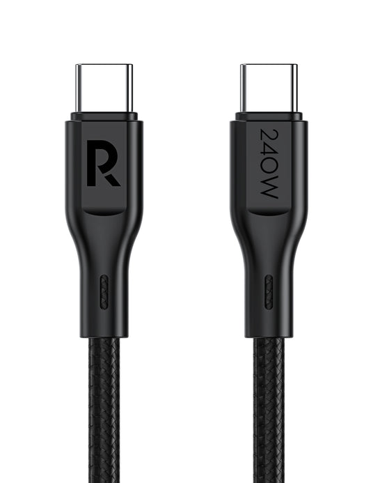 Nylon Braided USB-C to USB-C Cable 240W – 1m