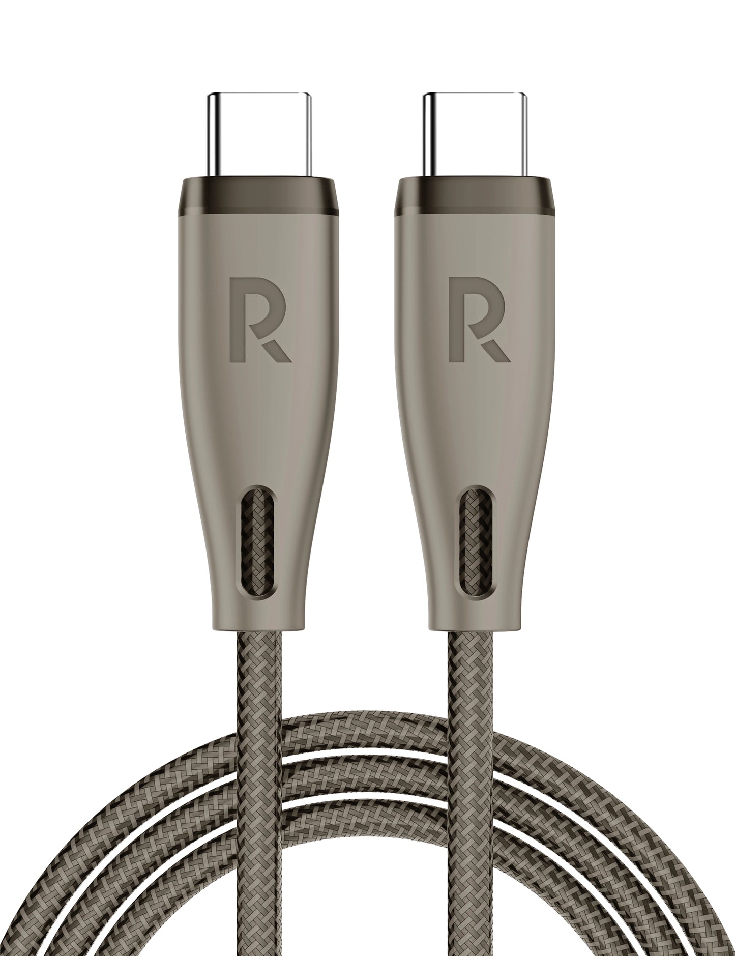 USB-C to USB-C Charging Cable – 60W Fast Charging, 1.2M Ultra-Durable Nylon Braided Cable with CNC Metal Connectors