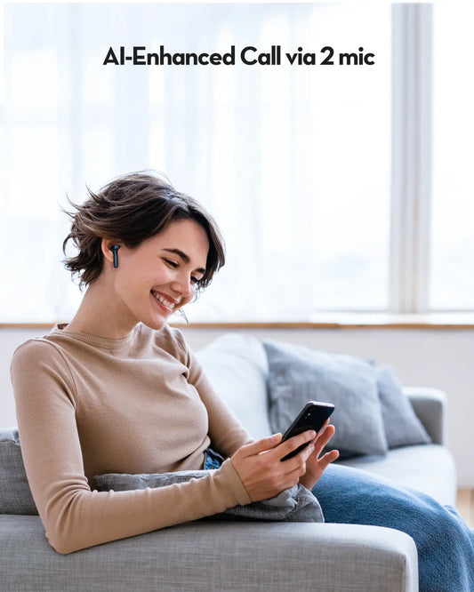 True Wireless Earbuds – Bluetooth 5.3, 24H Playtime, ENC Noise