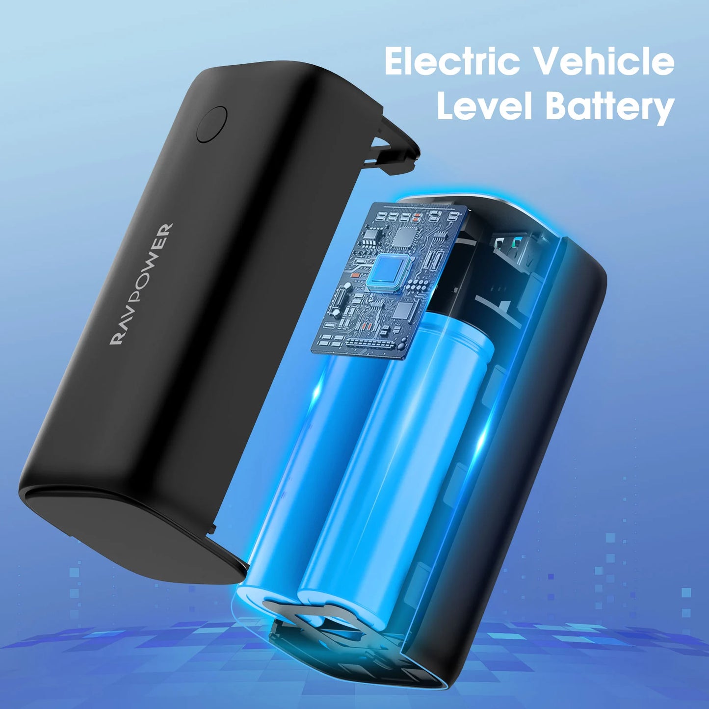 Power Bank 20,000 mAh, 70W USB-C PD, 4-Port Output, LED Display, High-Speed Laptop & Smartphone Charging