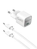 Fast Charging Combo – 20W GaN USB-C Wall Charger + 1M C to C Cable