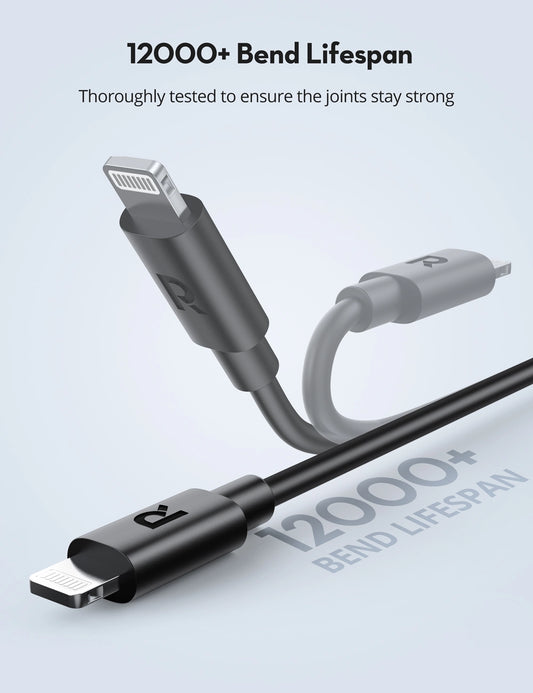 USB-C to Lightning Cable – 27W PD Fast Charging, MFi Certified, 1M TPE Durable Design