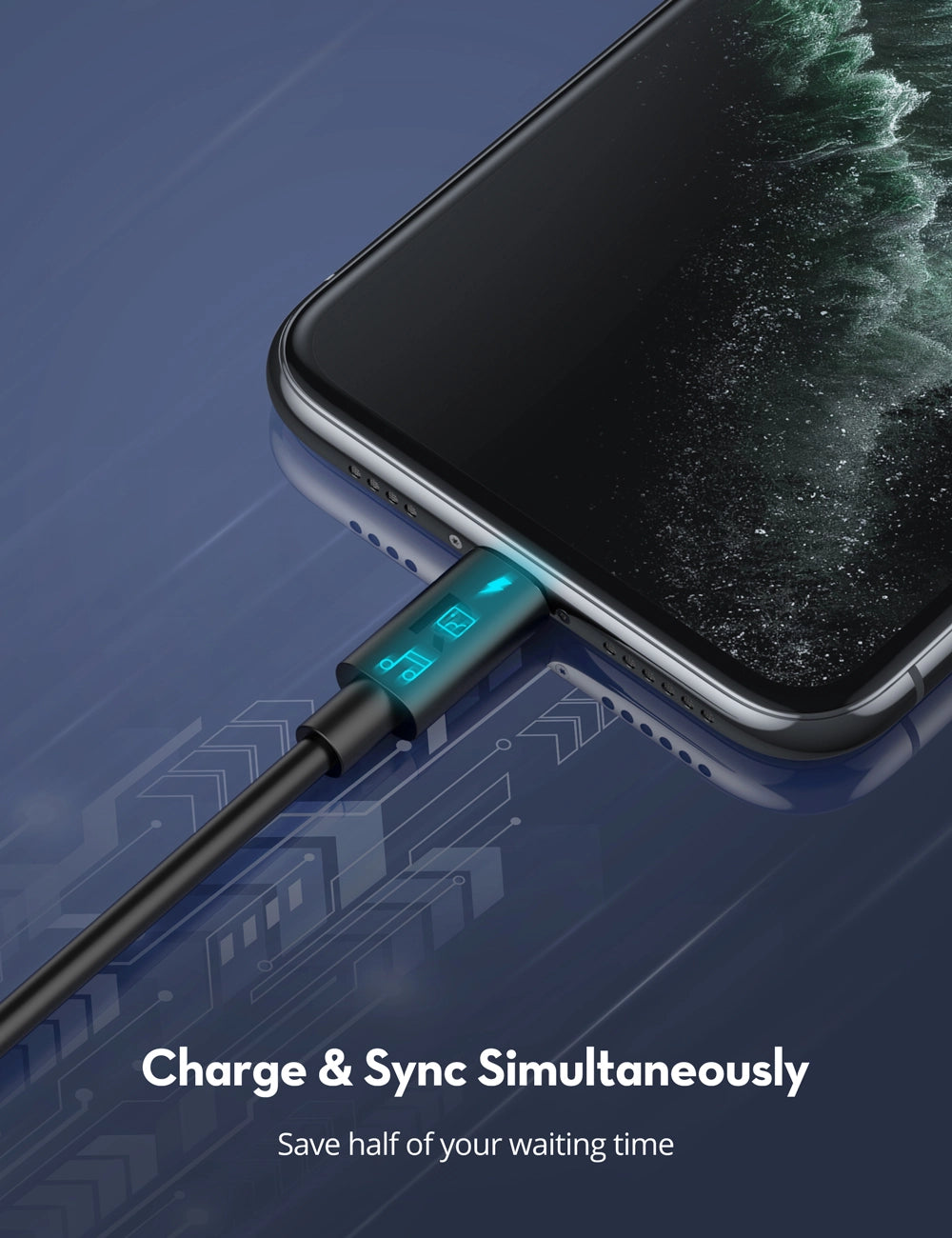 USB-C to Lightning Cable – 27W PD Fast Charging, MFi Certified, 1M TPE Durable Design
