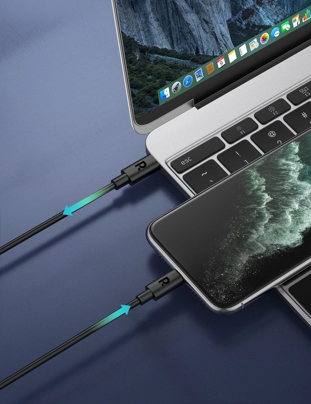 USB-C to Lightning Cable – 27W PD Fast Charging, MFi Certified, 1M TPE Durable Design