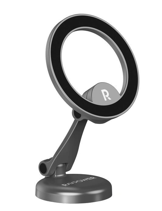 Magnetic Car Phone Holder – 360° Biaxial Adjustment, Strong N52 Magnets, Aluminum Alloy Build