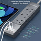 Power Strip – 6-in-1 with 3 AC Outlets, 2 USB-A & 1 USB-C, PD 30W Fast Charging, 3M Cord, 3250W Max Load