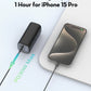 Compact Power Bank 14,000 mAh, 30W USB-C PD Fast Charging, LED Display, Triple-Port Output (2C+1A)