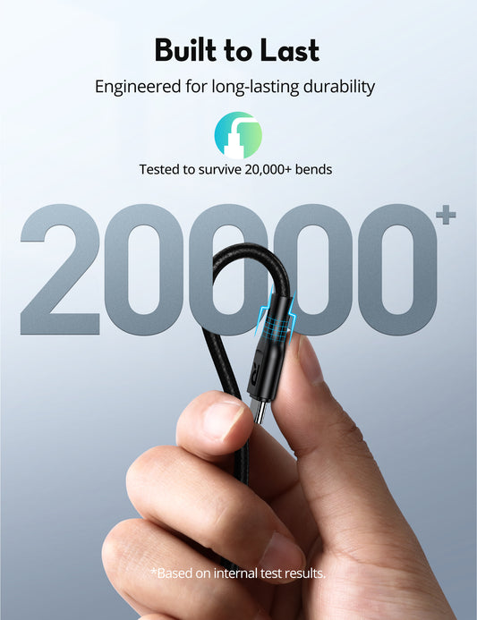 Nylon Braided USB-C to USB-C Cable 240W – 1m