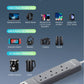 Power Strip – 6-in-1 with 3 AC Outlets, 2 USB-A & 1 USB-C, PD 30W Fast Charging, 3M Cord, 3250W Max Load