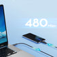USB-C to USB-C Cable, 100W PD Fast Charging, 1.5M Length, Ultra-Durable Nylon Braided, 50,000+ Bend Lifespan